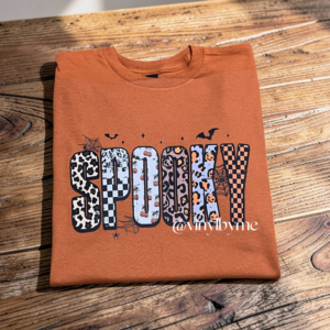 Texas Orange spooky tee