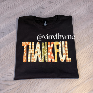 Brown thankful tee