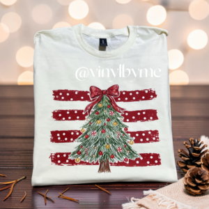 Stripped Christmas Tree tee