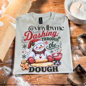 Dashing through the dough tee