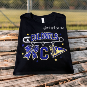 Colonels pin Bella canvas tee