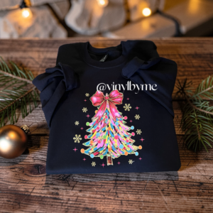 Sparkle tree black sweatshirt