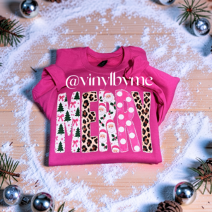 Pink merry sweatshirt