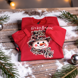 Red snowman sweatshirt